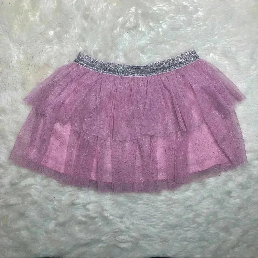 Joe Fresh Skirt Mesh  Sparkly Pink Size 3T